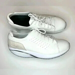 MBT Women's  Jion White Leather Casual Sneakers Size 10 / 10.5